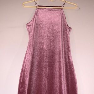 Faux satin body-con dress